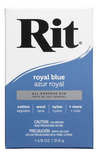 Tinta P/ Lana Algodo Nylon Mimbre Madera 31.9 G Azul Real 1