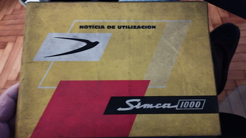 Manual De Propietario Original Simca 1000 0