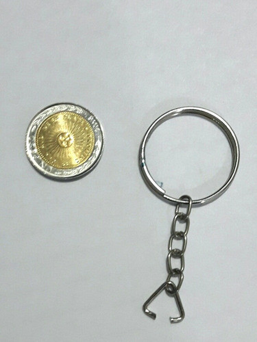 Argolla Llavero 25mm, Cadena + Terminal Triangulo. Oferta!!! 0