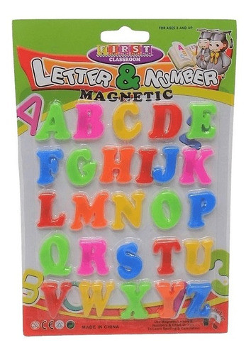Letras Magneticas Imanes Heladera O Pizarra Didáctico 2.5cm 0