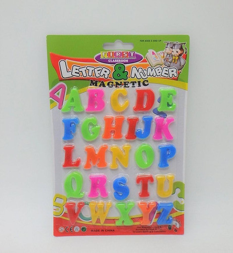 Letras Magneticas Imanes Heladera O Pizarra Didáctico 2.5cm 1