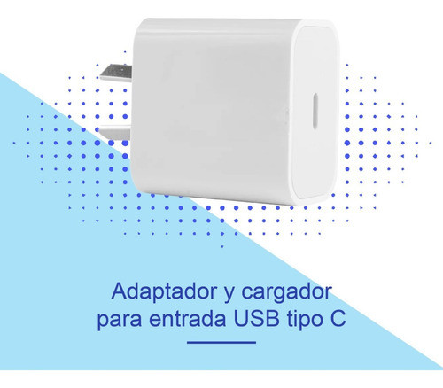 Cargador Usb C  20w - Carga Rapida - Compatible iPhone iPad 1