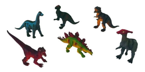Dinosaurios Prehistóricos X 6 Unidades 15 Cm Oferta! 0