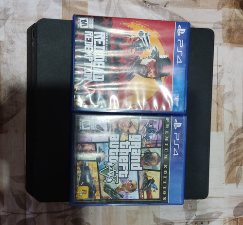 Sony Playstation 4 Slim 1tb - Usado + 2 Juegos 1
