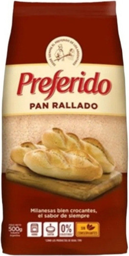 Pan Rallado Preferido 500g Pack X20u 0