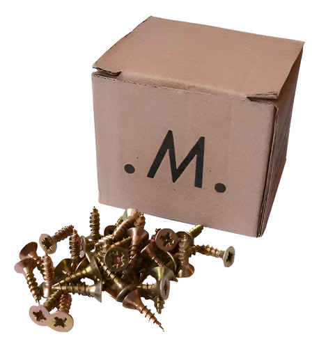 Tornillo Para Madera  5 Mm X  80 Mm - Caja De 300 U. 0