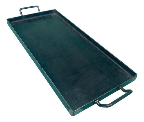 Plancha Bifera Hierro Cocina 2 Hornallas  25x55x2,5 Cm 0