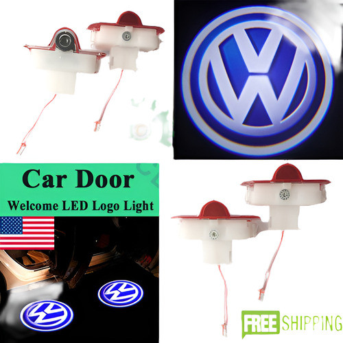 Logo Cortesía De 2xled Puerta Láser Proyector Luces Para Vol 0