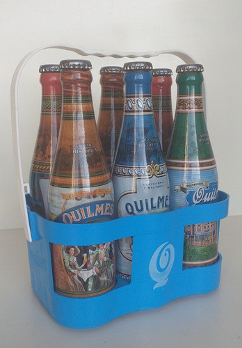 Quilmes Cajón Plást Con Manija Para 6 Botellitas 340cm (463) 1