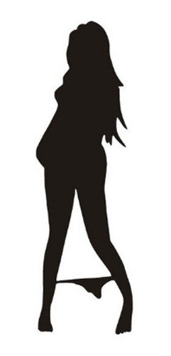 Calco Mujer Sticker Vinilo Auto  Envynilos 0