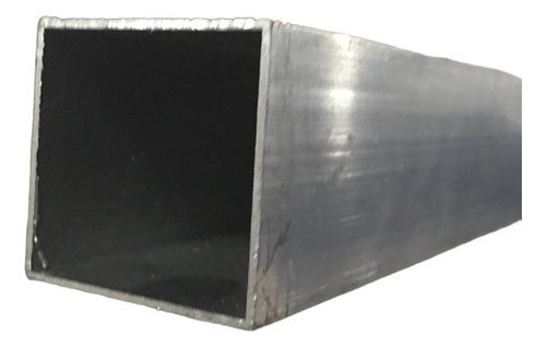 Perfil De Aluminio Natural Tubo 12,7x12,7mm-largo X 3 Metros 0