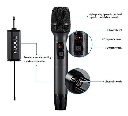 Micrófono Inalámbrico, Micrófono De Karaoke, Sistema Dinámic 1