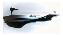 Tapa Lateral Izquierda Blanco Zanella Zb 110 Z1 - Fu Pro 0