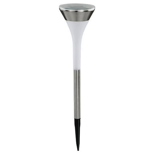 Pincho Solar Led Acero 0,18w Luz Cálida Z-solar 0
