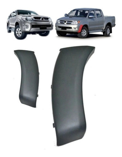 Fenders Moldura Paragolpe Delantero Toyota Hilux 2007 El Par 0