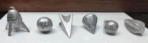 Plomadas De Pesca Por Kg, 15 A 160grs Varios Modelos 1