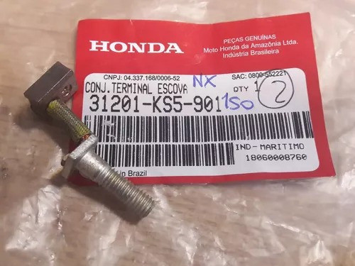 Carbon Burro Arranque Honda Falcon 400 Original Genmax 0