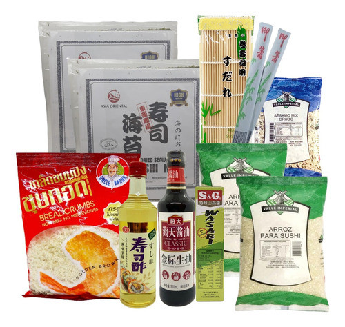 Kit Premium Para Preparar Sushi 20 Rolls 0