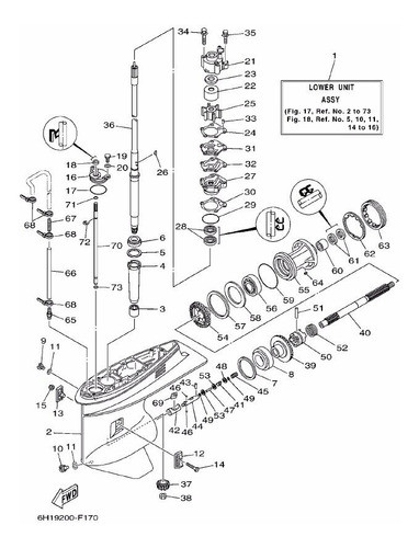 Kit De 4 Retenes De Pata Para Yamaha 90hp 2 Tiempos 1