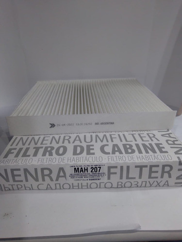 Filtro De Habitáculo Emafi Mah 207 Vw Gol/suran/saveiro 1