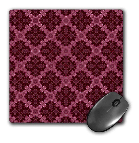 3drose Llc 8 x 8 x 0.25 inches Mouse Pad, Deep Borgoña Y 0