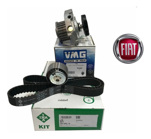 Kit Distribucion Ina Fiat Strada Fire 1.4 8v + Bomba Agua 1