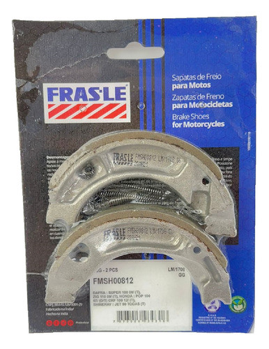 Zapata Freno Honda C 90 Smash 110 Cruzada Frasle 0