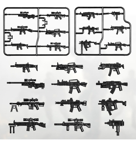 Soldados Militares Paquete 25 Piezas Ews 1