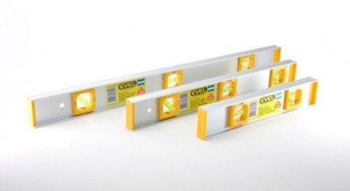 Nivel Evel Aluminio Liviano Burbuja Regla 3 Gotas 60 Cm 0