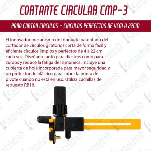 Cortate Circular Cutter Olfa Cmp - 3 Local Microcentro 1