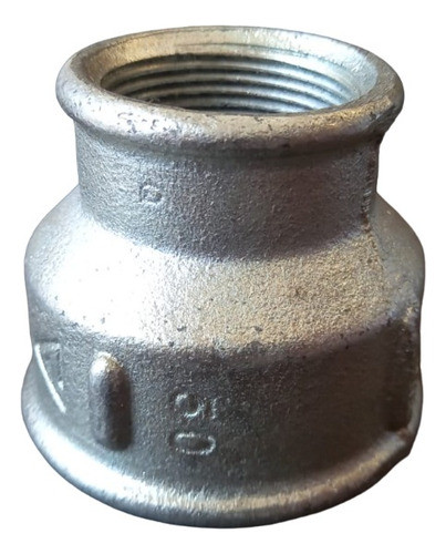 Cupla Reducción Hierro Galvanizada Hembra 11/4 X 1/2 Pulgada 0