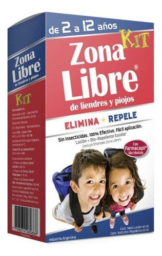 Zona Libre Kit Loción + Repelente + Shampoo 0