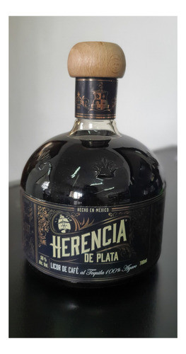 Licor Herencia De Plata Cafe Al Tequila 100% Agave X 700ml 1