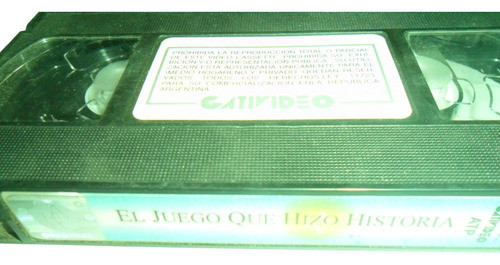 Vhs El Juego Que Hizo Historia The Greatest Game Ever Played 0