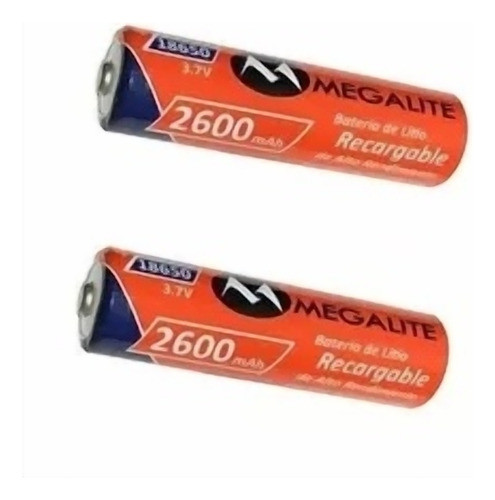 Pila Batería 18650 Recargable 3.7 Volts 2600mah X 2 Unidades 0