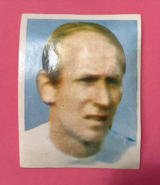 Ídolos 70 Album Sticker – England – Jackie Charlton (1970) – Original Vintage (Used)