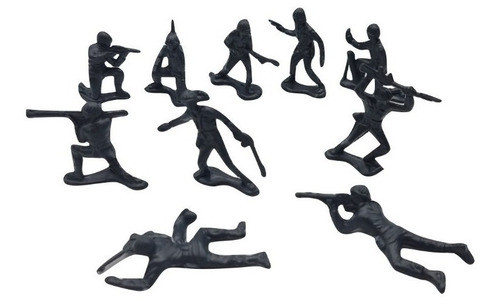 Soldados Soldaditos De Guerra En Bolsa 30 Piezas 5 Cm 0
