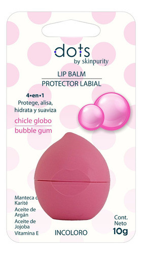 Kit X2 Protector Labial Dots Chicle Globo + Neutro X10g 1