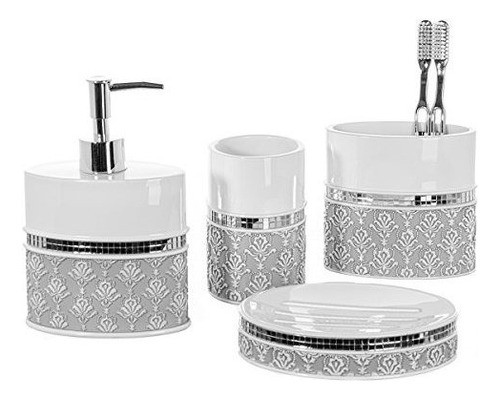 Juego De Accesorios De Baño De 4 Piezas Con Aromas Creativos 0
