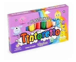 Plastilina Tintoretto Escolar 10 Barritas 20g X1 Juanalalo 0