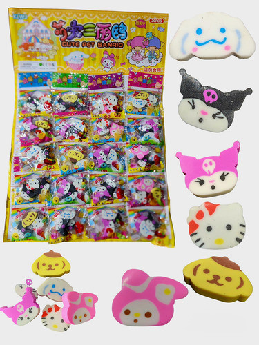60 Gomas Kuromi Sanrio Juguete Piñata Souvenir 0