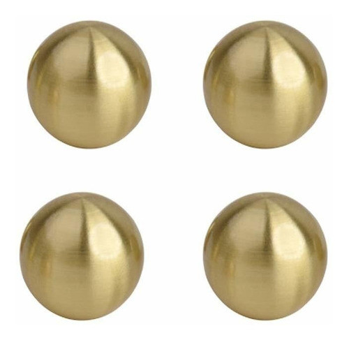 4 Tiradores De Metal Dorado (7szbqxcd) 0