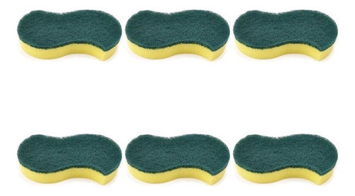 Fibra Esponja Antigrasa Virulana Pack X6 Un (6720) 0