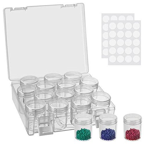 Contenedor Organizador Para Pintura Por Diamantes 14 Slots 0