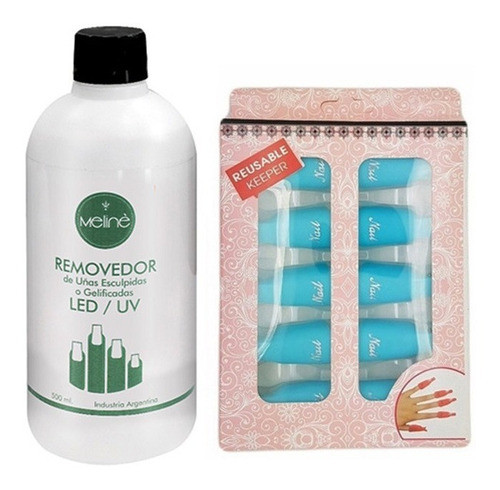 Removedor De Esmalte Semi Permanente Meliné + Broches 0