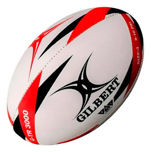 Pelota Rugby Nº3 Gilbert G-tr3000 Sz3 Entrenamiento Goma 0