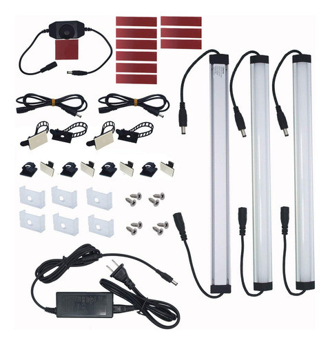Luces Led Litever Bajo Cl&oacute;set, Ll-008-3p, 20.00watts, 0
