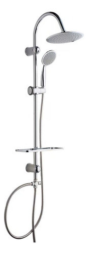 Barra De Ducha Con Jabonera Flory Albi Sin Grifería 0