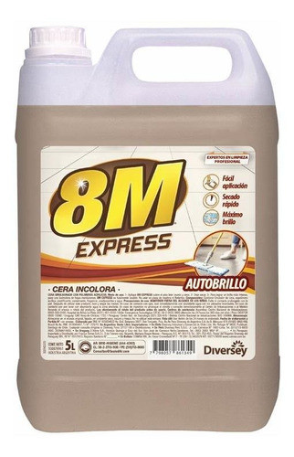 Pack X 3 Unid. Autobrillo  Express 5 Lt 8m Ceras P/pisos 0
