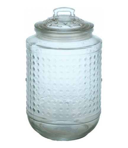 Frasco En Forma Bolitas Tapa Vidrio  2,1l / Med: 24x13x10 0